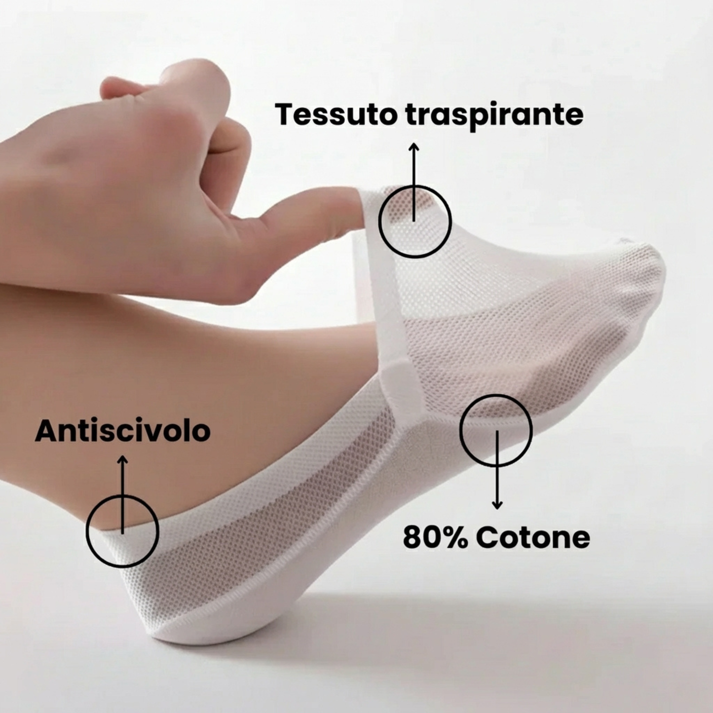 Vessa Calzini Invisibili