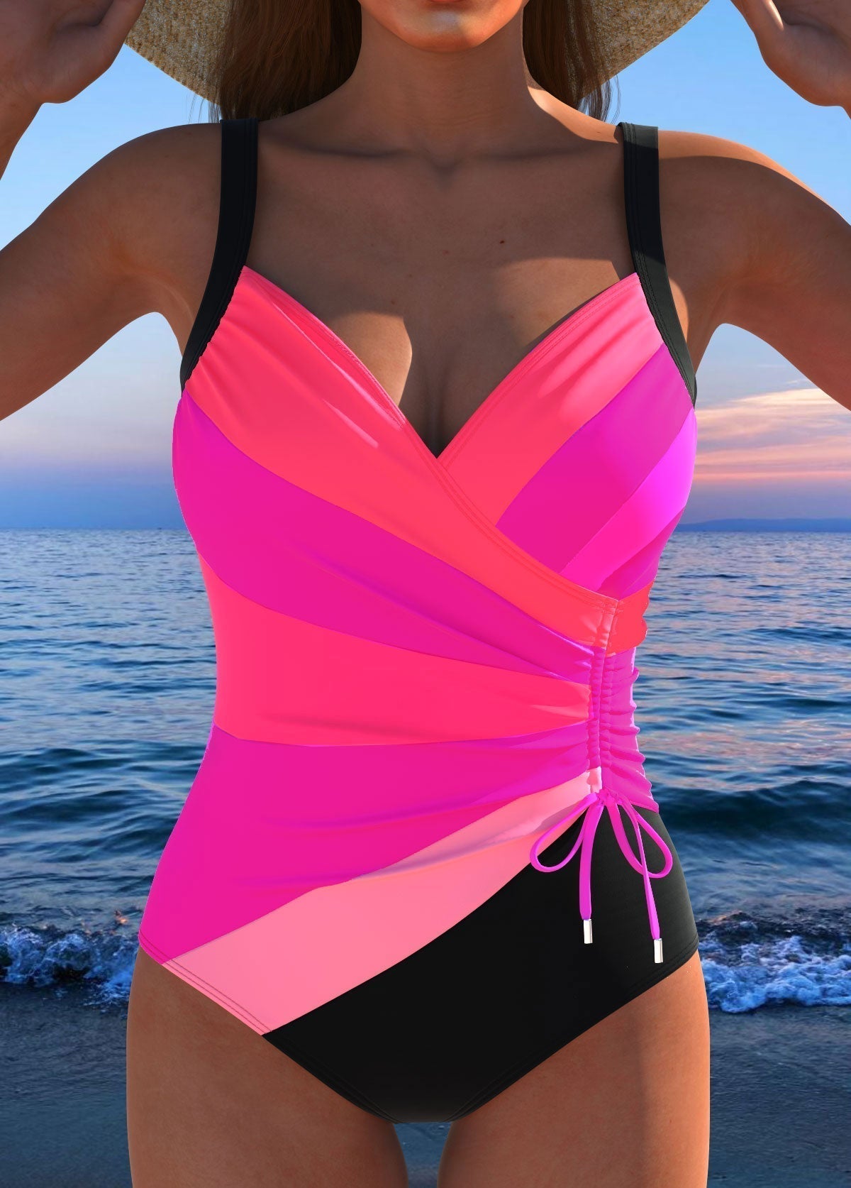 Camila | Traje de baño cruzado que estiliza la figura