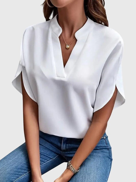 Beatrix™ | Camiseta suave y elegante con cuello en V