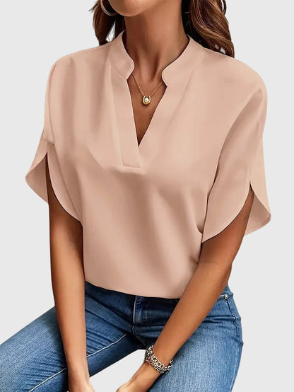 Beatrix™ | Camiseta suave y elegante con cuello en V