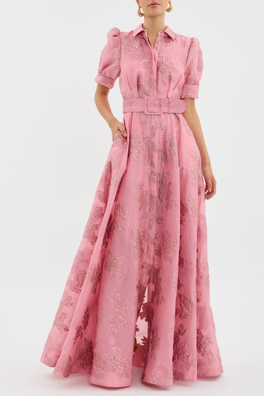 Fátima | Vestido Corto con Mangas Abullonadas