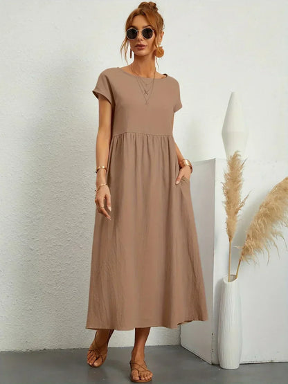 Gabriela | Vestido midi fluido de elegancia atemporal