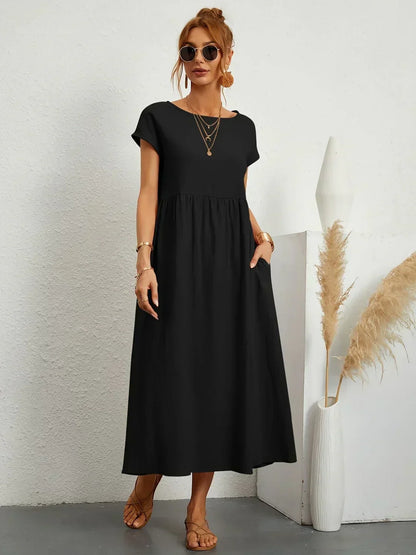 Gabriela | Vestido midi fluido de elegancia atemporal