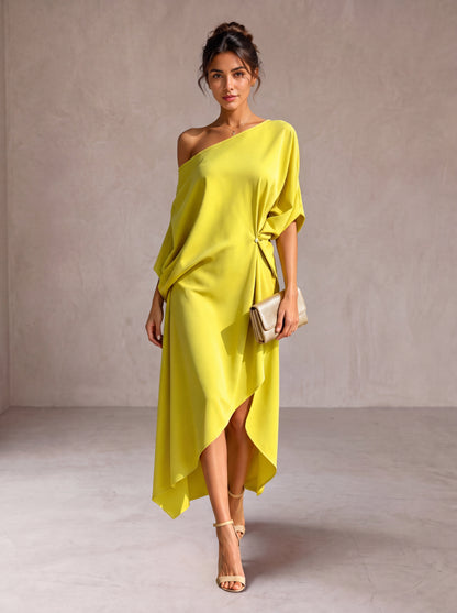 Camila | Vestido asimétrico elegante