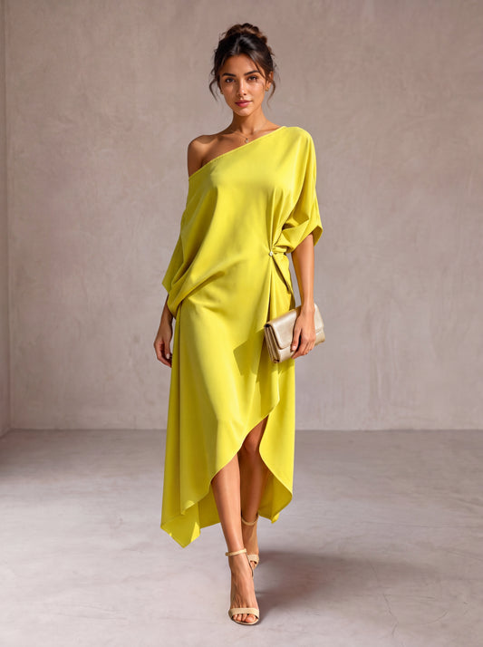 Camila | Vestido asimétrico elegante