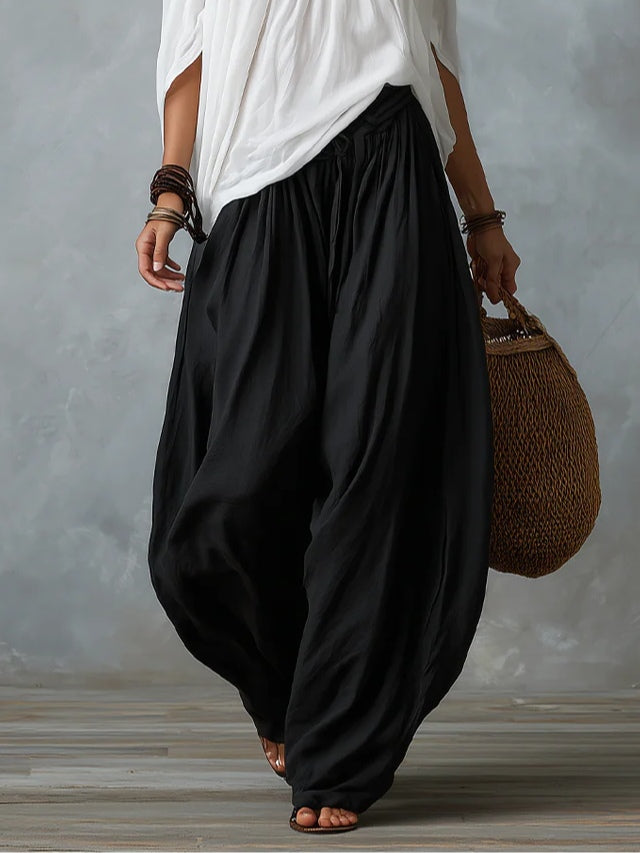 Luna - Conjunto de hombros descubiertos y pantalón fluido