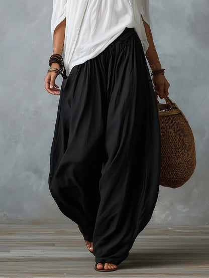 Luna - Conjunto de hombros descubiertos y pantalón fluido