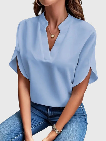 Beatrix™ | Camiseta suave y elegante con cuello en V