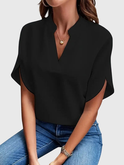Beatrix™ | Camiseta suave y elegante con cuello en V